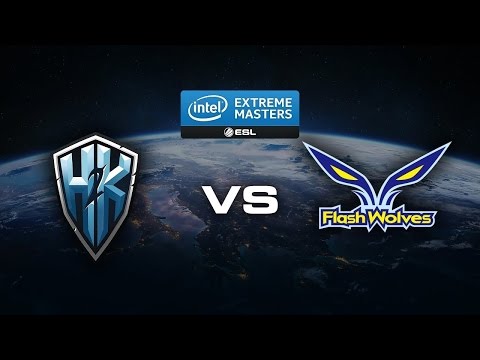 H2k-Gaming vs Flash Wolves - IEM Katowice 2017 - Półfinał - Gra 1
