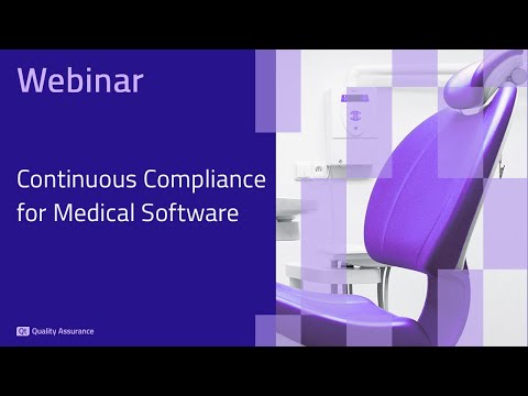 Webinar: Continuous Compliance for Medical Software