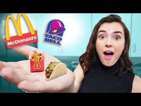 How To DIY Tiny Fast Food! Video