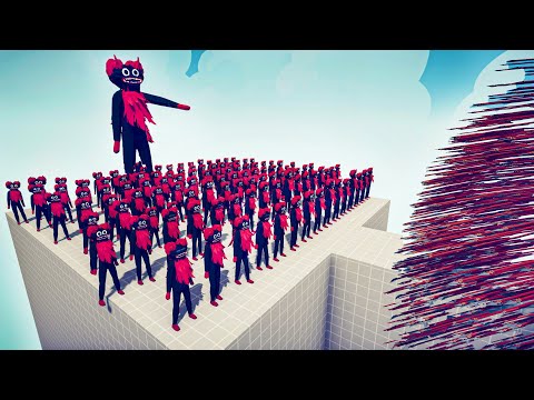 100x EVIL HUGGY WUGGY + GIANT vs EVERY GOD - 🏹Totally Accurate Battle Simulator