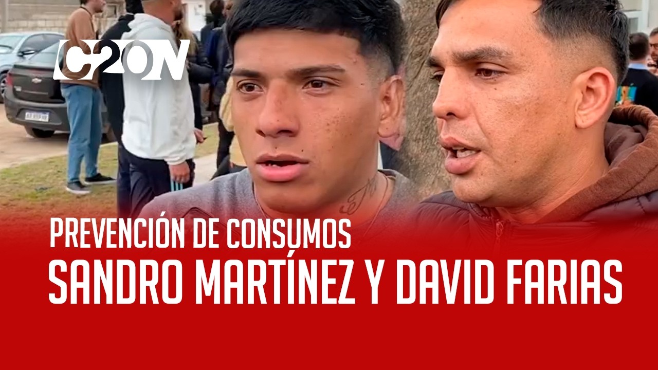 C20 Noticias | Prevención de consumos - Sandro Martínez y David Farías
