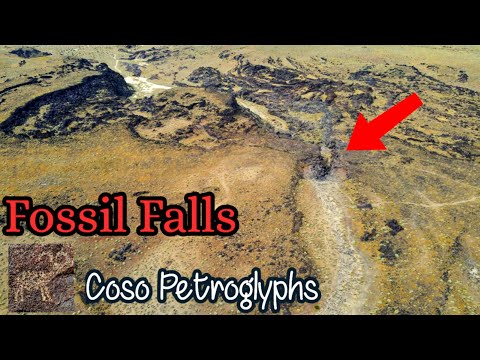 Ancient Owens River Waterfall | Fossil Falls California #owensriver #easternsierra #petroglyphs