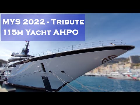 MYS 2022 | "AHPO" Tribute | Outlines of 115m Superyacht