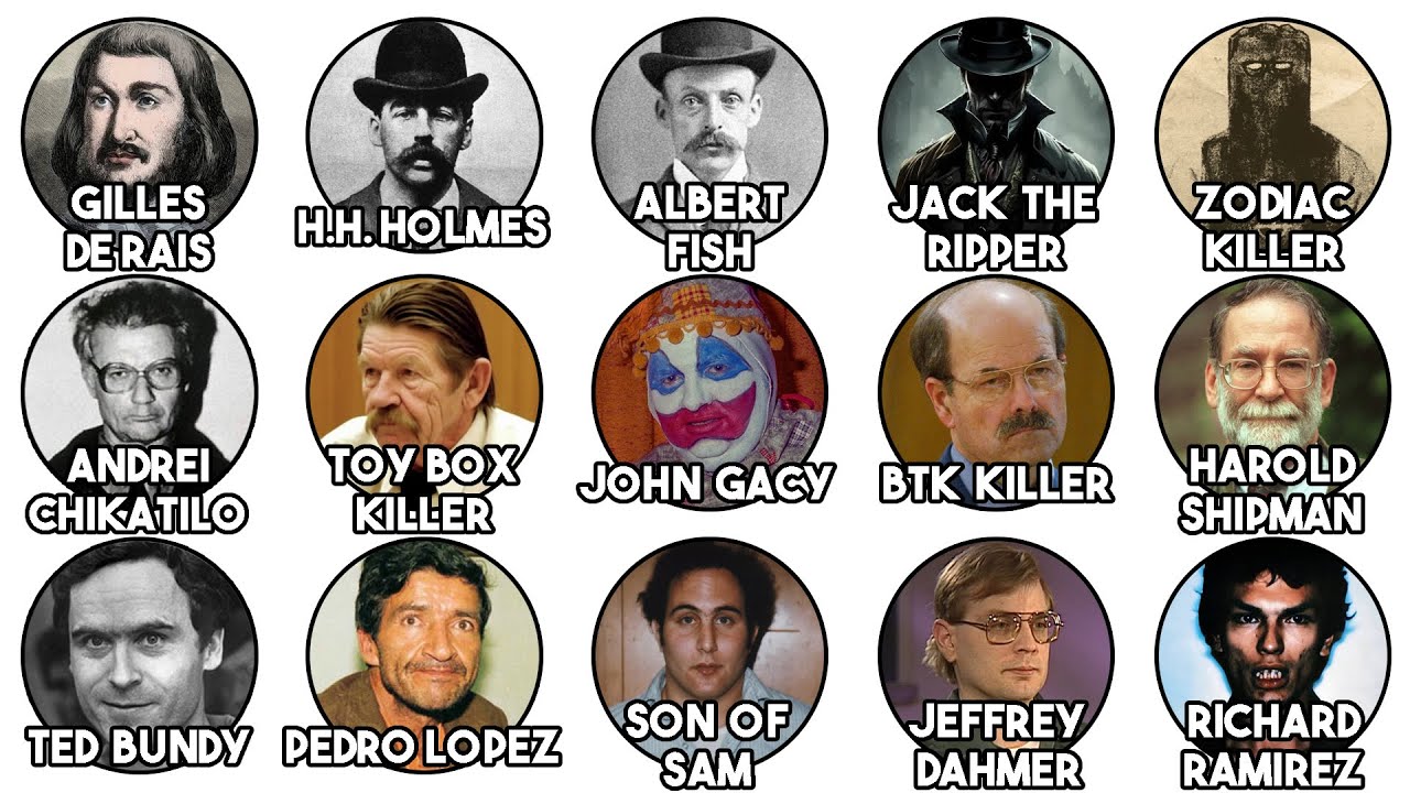 The Most Notorious Serial Killers Explained in 24 Minutes