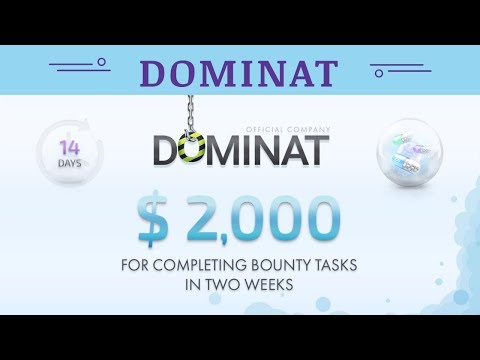 Dominat.company отзывы 2019, mmgp, ВЫПЛАЧЕНО БОЛЕЕ $ 2,000 ЗА ВЫПОЛНЕНИЕ ЗАДАНИЙ BOUNTY