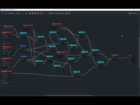 Flag animated with vertex manipulation
