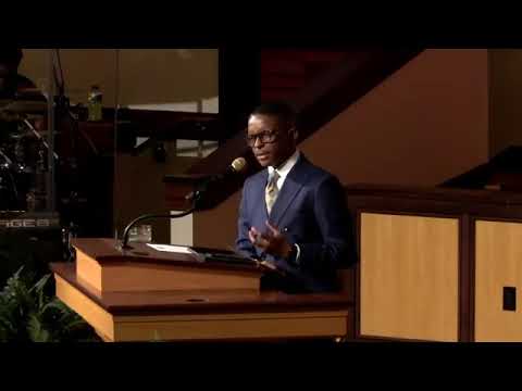 Minister Michael Hicks Preaches for Youth Sunday at First Baptist Bracktown