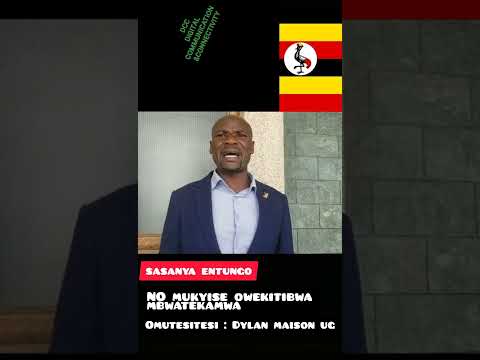 SASANYA ENTUNGO : NO OMUKYISE WO MBWA TEKAMWA for more Knowing subscribe on our youtube channel .