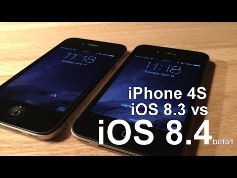 iOS 8.4 Beta 1 vs iOS 8.3 on iPhone 4S. The Speed test