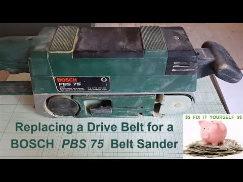 Replace Drive Belt for a BOSCH Belt Sander