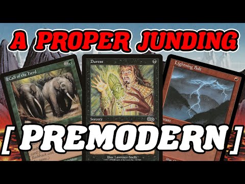 A PROPER JUNDING! Premodern Green, Red and Black Midrange MTG