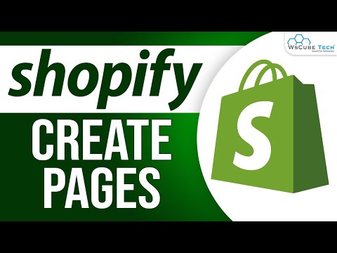 Shopify Setup The Concept of Creating Pages in Shopify | Shopify Tutorial