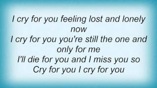 15635 No Angels - Cry For You Lyrics