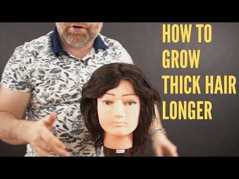 How to Grow Thick Men's Hair Long - TheSalonGuy