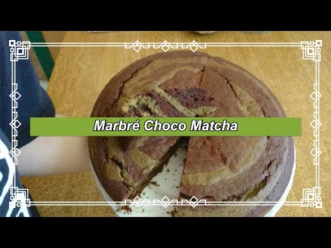 Recette cocoa matcha marbré