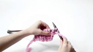 Half twisted rib stitch