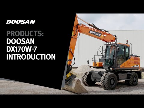 Doosan DX170W-7, ekskavatori