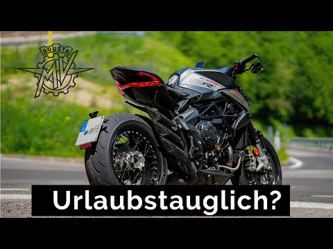 With the Mv Agusta Dragster 800 RR in South Tyrol