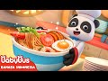 Panda Kecil Menjadi Koki Kecil Di Restoran Mie Lagu Anak Anak BabyBus Bahasa Indonesia