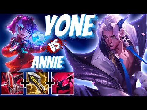 ABSURDO, JOGANDO O BÁSICO DÁ PRA GANHAR MVP | YONE vs ANNIE | | MID | LEAGUE OF LEGENDS