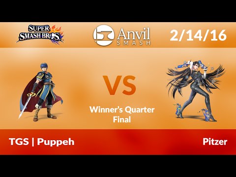 Anvil Smash #39 Singles: [WQ] TGS | Puppeh (Marth) vs Pitzer (Bayonetta)