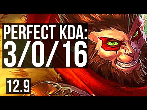 WUKONG vs RENEKTON (TOP) | 3/0/16, Rank 8 Wukong | KR Challenger | 12.9