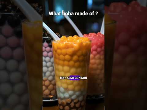 What is boba made of?