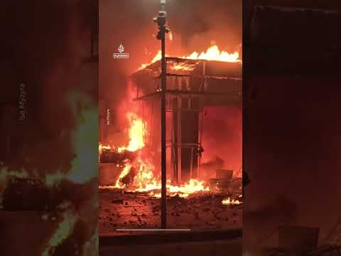 Fire engulfs Albania’s Supreme Court as protests enter fifth day | #AJ shorts