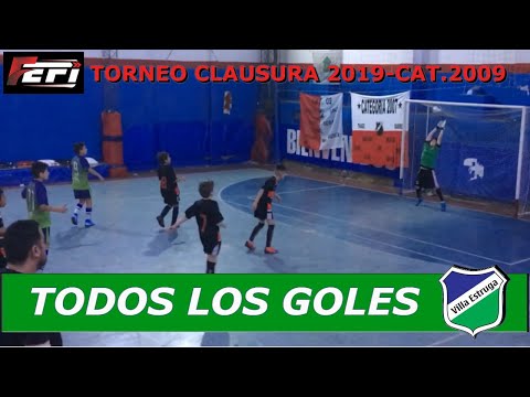 TODOS LOS GOLES DE VILLA ESTRUGA CAT.2009 * TORNEO CLAUSURA * FEFI NARANJA * 2019