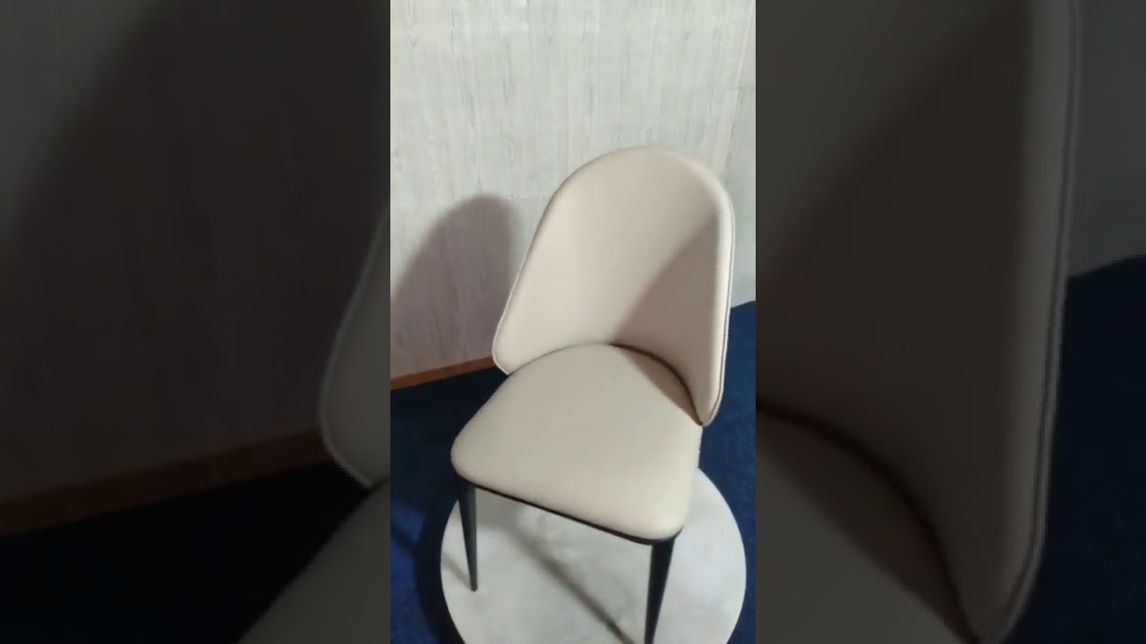 China Modern Furniture French Style Solid Wood Dining Chair Leather Wood Dining Chairs Modern