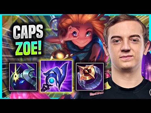 CAPS IS A BEAST WITH ZOE! - G2 Caps Plays Zoe MID vs Leblanc! | Patch 11.22