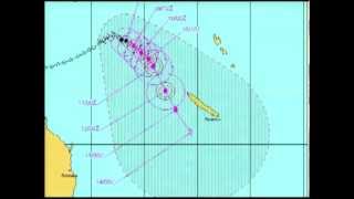 Tropical Cyclone Sandra Approaches New Caledonia  / Westpacwx Update