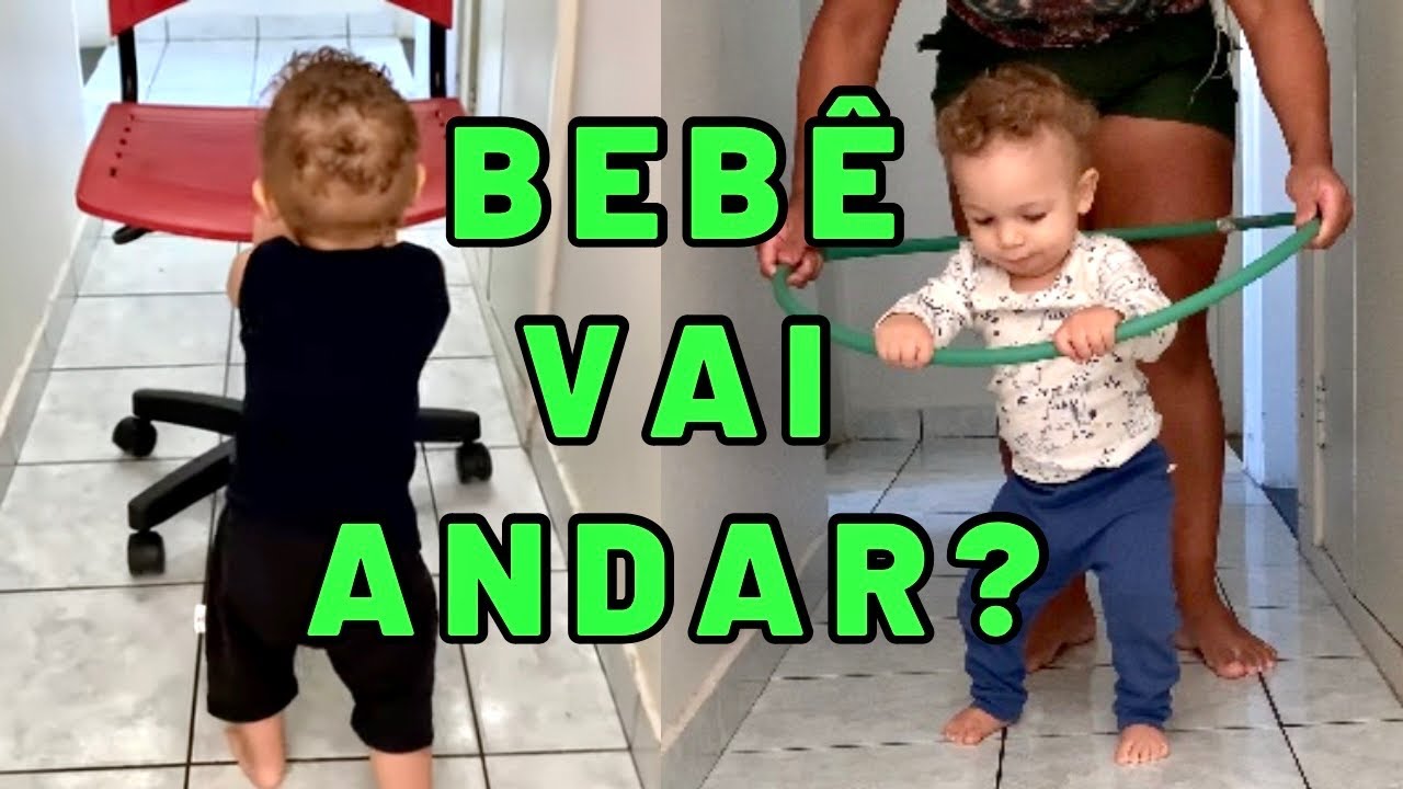 Como ensinar Bebê a ANDAR? ATIVIDADES Para estimular o Bebê a Andar!