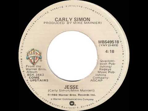 1980 HITS ARCHIVE: Jesse - Carly Simon (stereo 45)