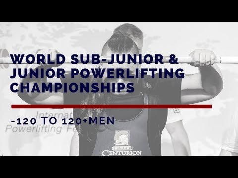 Men, 120-120+ kg - World Sub-Junior & Junior Powerlifting Championships 2019