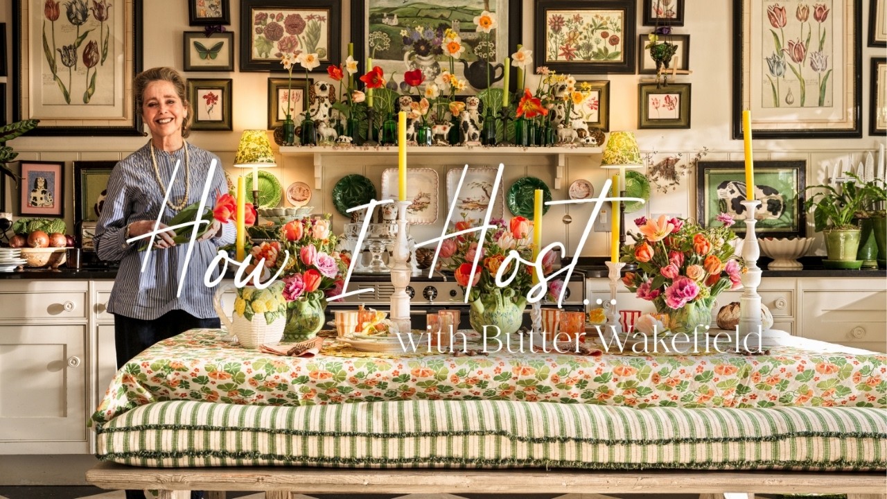 Spring Tablescaping with Butter Wakefield | How I Host... | Homes & Gardens - YouTube