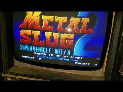 Neo Geo 4 slot, Weird sound distortion.