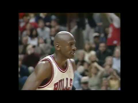 Michael Jordan 55 points, playoffs 1997 game 2 bulls vs bullets highlights
