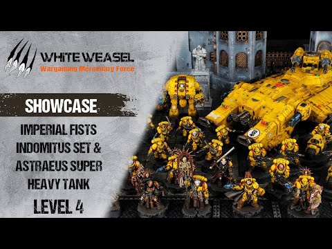 Imperial Fists Indomitus set & Astraeus Super Heavy Tank level 4 – Showcase