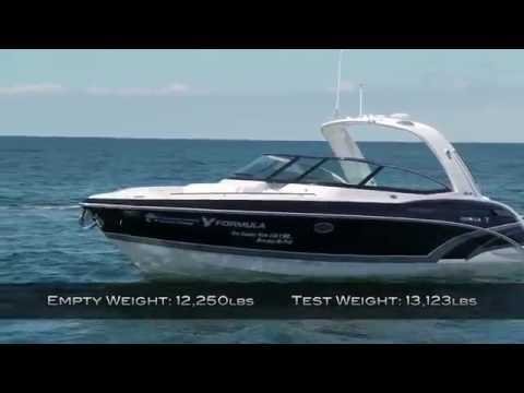 Formula 330 Crossover Bowrider Test 2015- By BoatTest.com