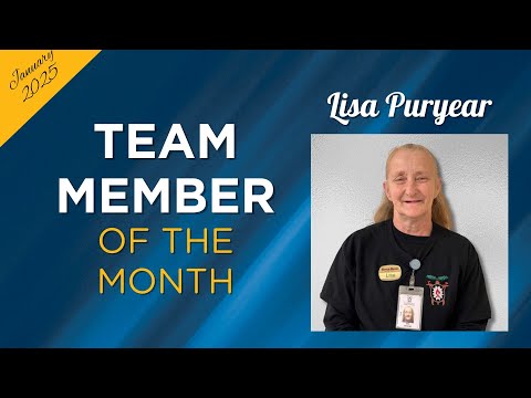 Team Member of the Month: January 2025