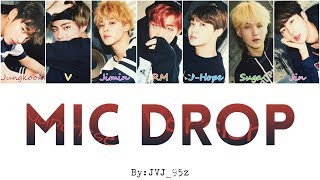 BTS(防弾少年団) - Mic Drop Japanese Ver. (Colour Coded Lyrics Kan/Rom/Eng)