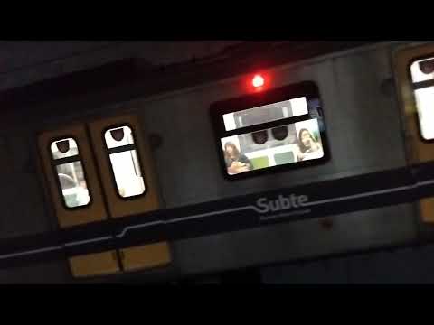 Subte Línea A: Cruzada De Formaciones CNR CITIC En La Estación Puan