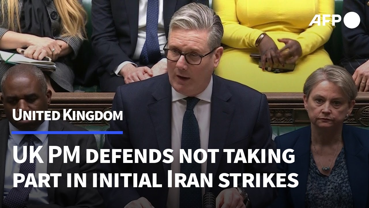 Video | UK PM 'stands by' decision to not take part in Iran strikes amid Trump criticism | AFP