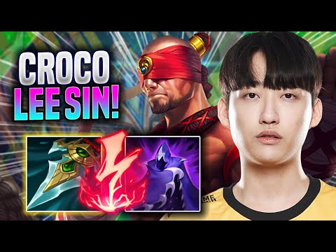 CROCO IS A MONSTER WITH LEE SIN! - LSB Croco Plays Lee Sin JUNGLE vs Nidalee!