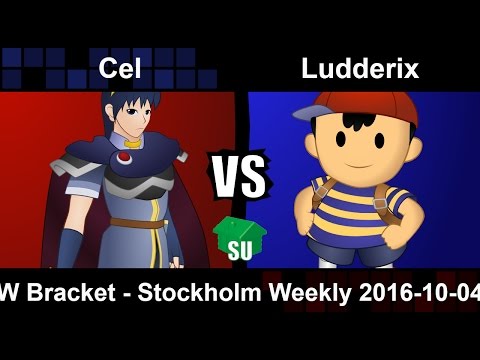 Cel (Marth) vs Ludderix (Ness) - Winners Bracket Stockholm Weekly 2016-10-04