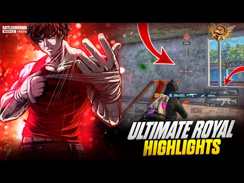 ULTIMATE ROYAL‼️ Intanse Clutches & Deadly Burst Sprays 🔥 BGMI 