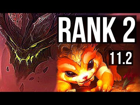MALPHITE vs GNAR (TOP) | Rank 2, 7/2/11, Dominating | KR Challenger | v11.2