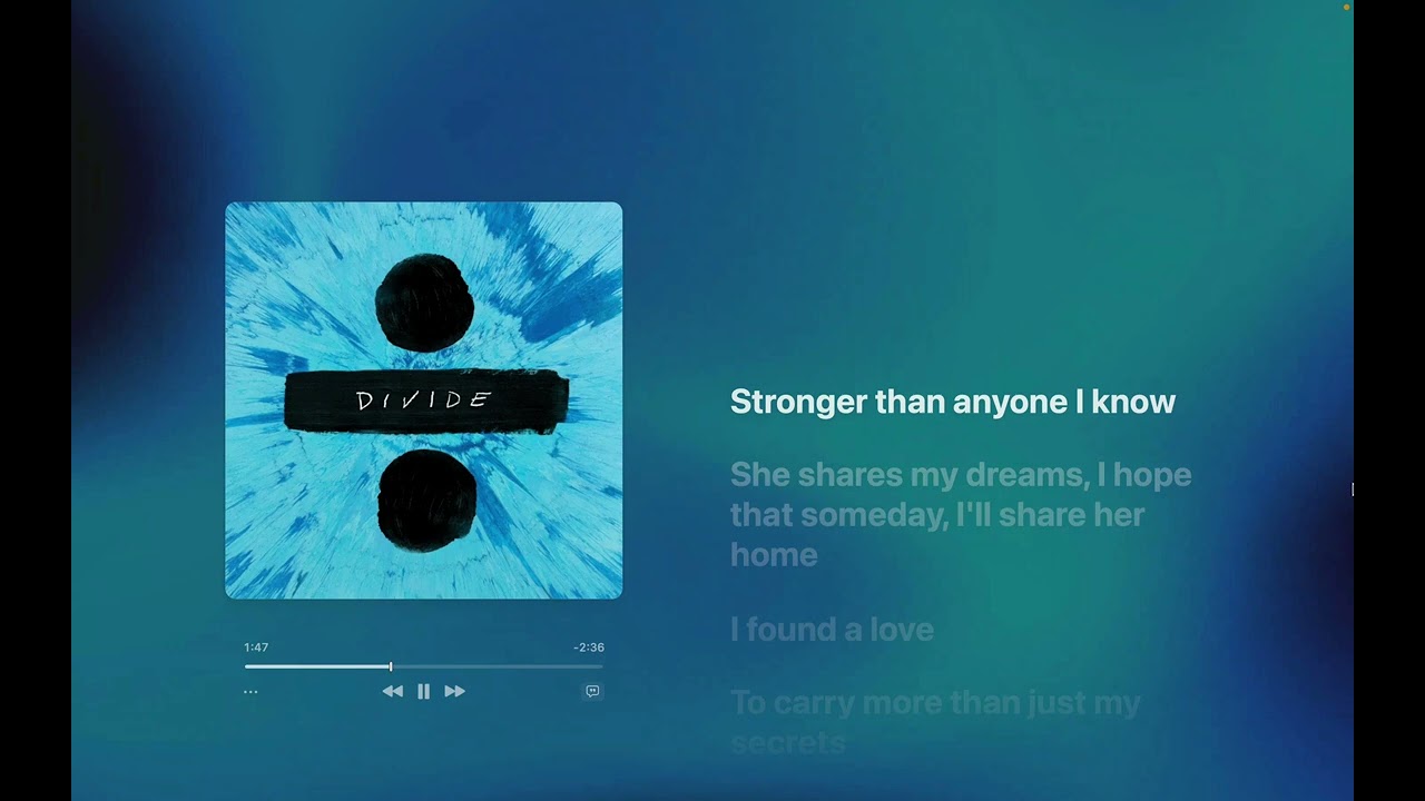 Ed Sheeran - Perfect (Lyrics)