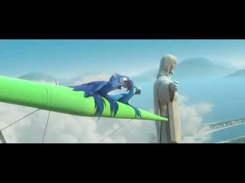 Rio (2011) official trailer thumbnail: Blu and Jewel against Carnival fireworks